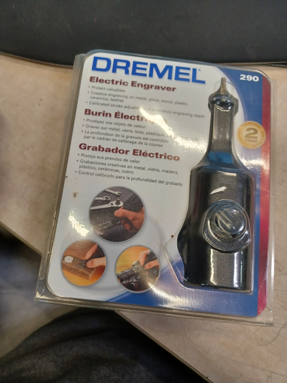 Dremel Electric Engraver Unisex OS Black 290 Series 290-01 Corded Rotary Tool