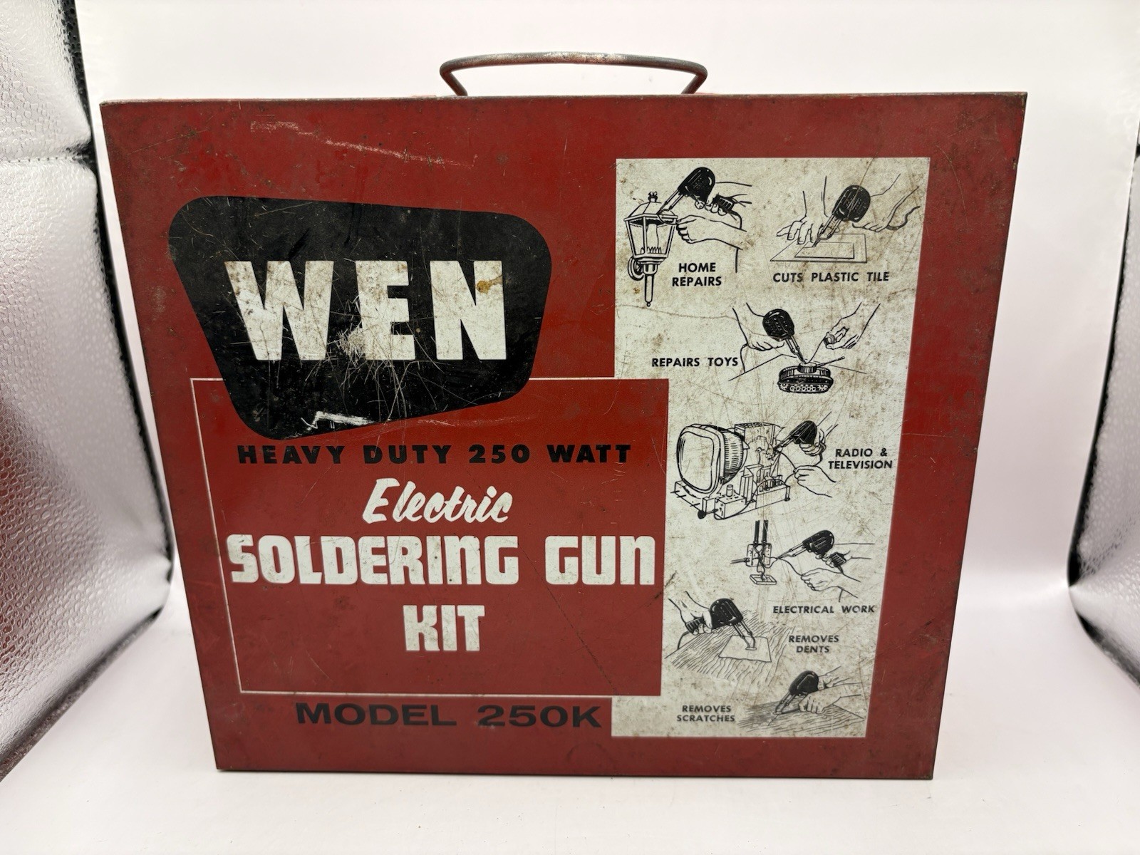 Vintage Wen Model 250K Soldering Gun With Original Box & Accessories 250 Watts