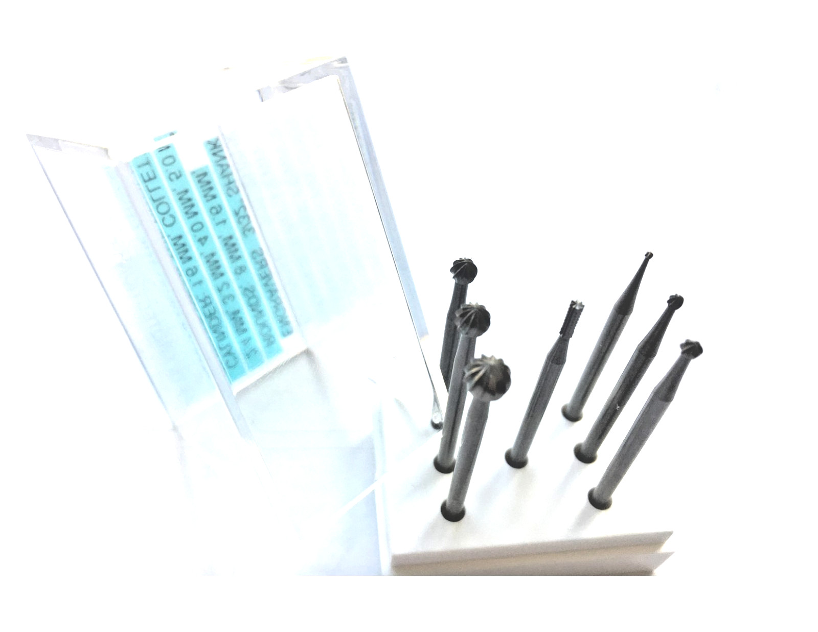 7 PIECE ENGRAVERS FOR DREMEL TYPE MOTOR TOOLS 3/32&prime; SHANK