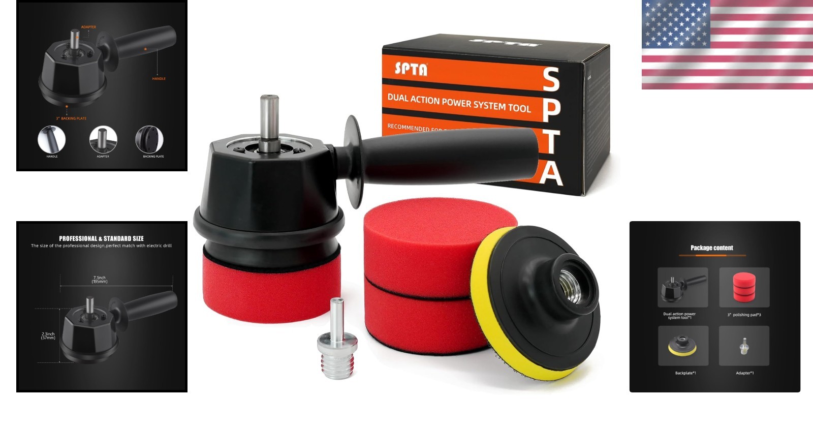Multipurpose Forced Dual Action Tool for Car Polishing – Lightweight & Efficient