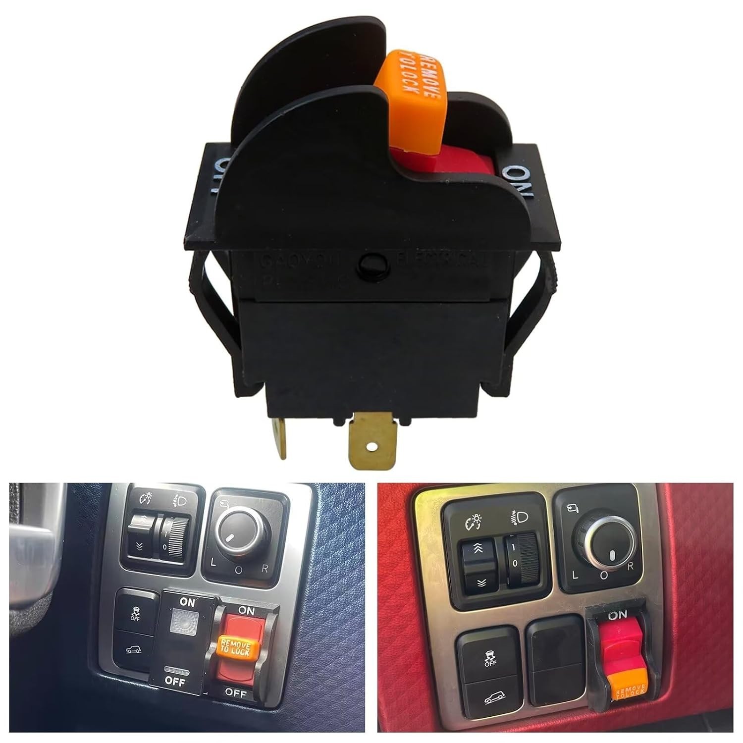 Reliable Replacement Switch for Power Tools – Copper Contacts, Plastic Housing