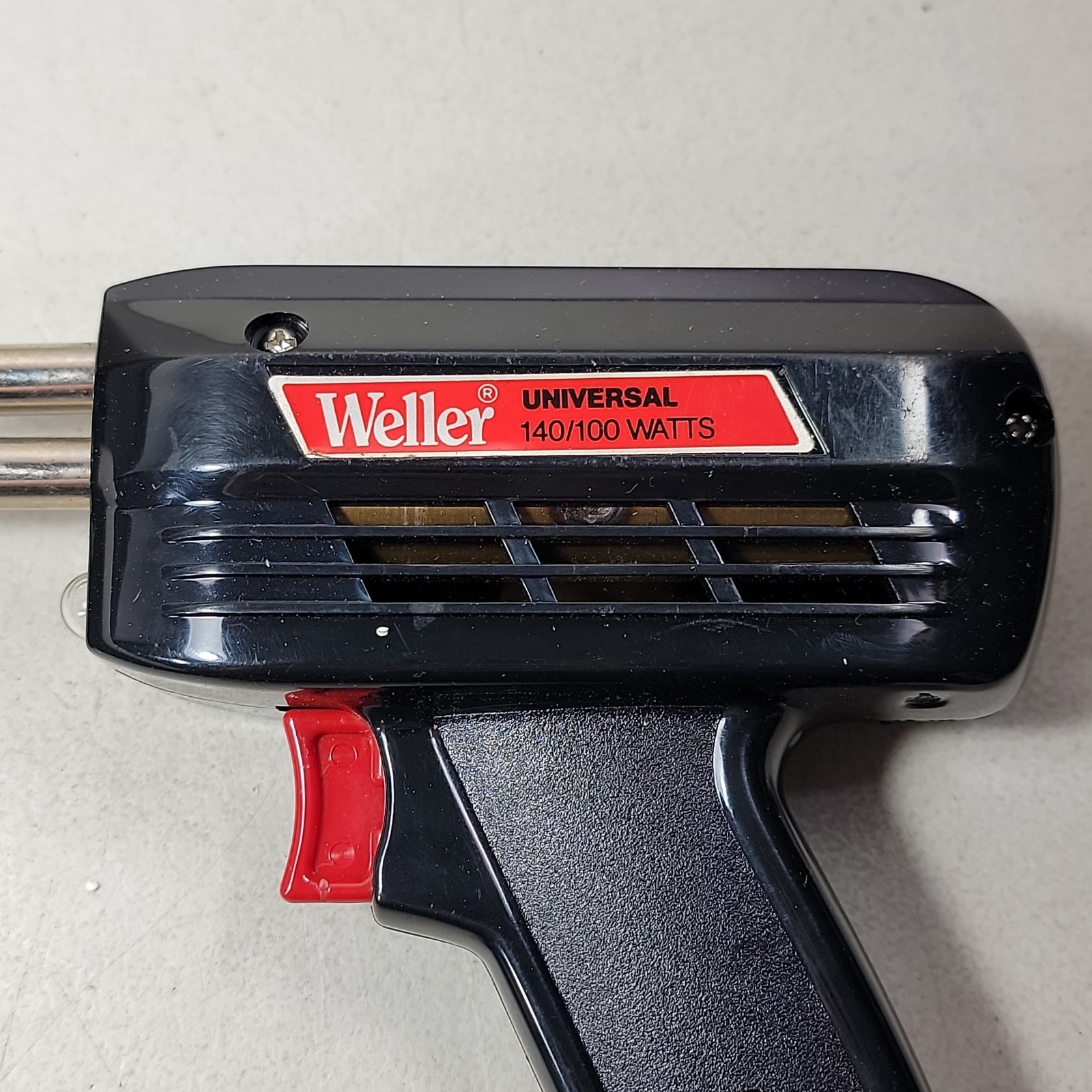 Vtg Weller Soldering Gun Model 8200 140/100 Watts & Case & Accessories CLEAN