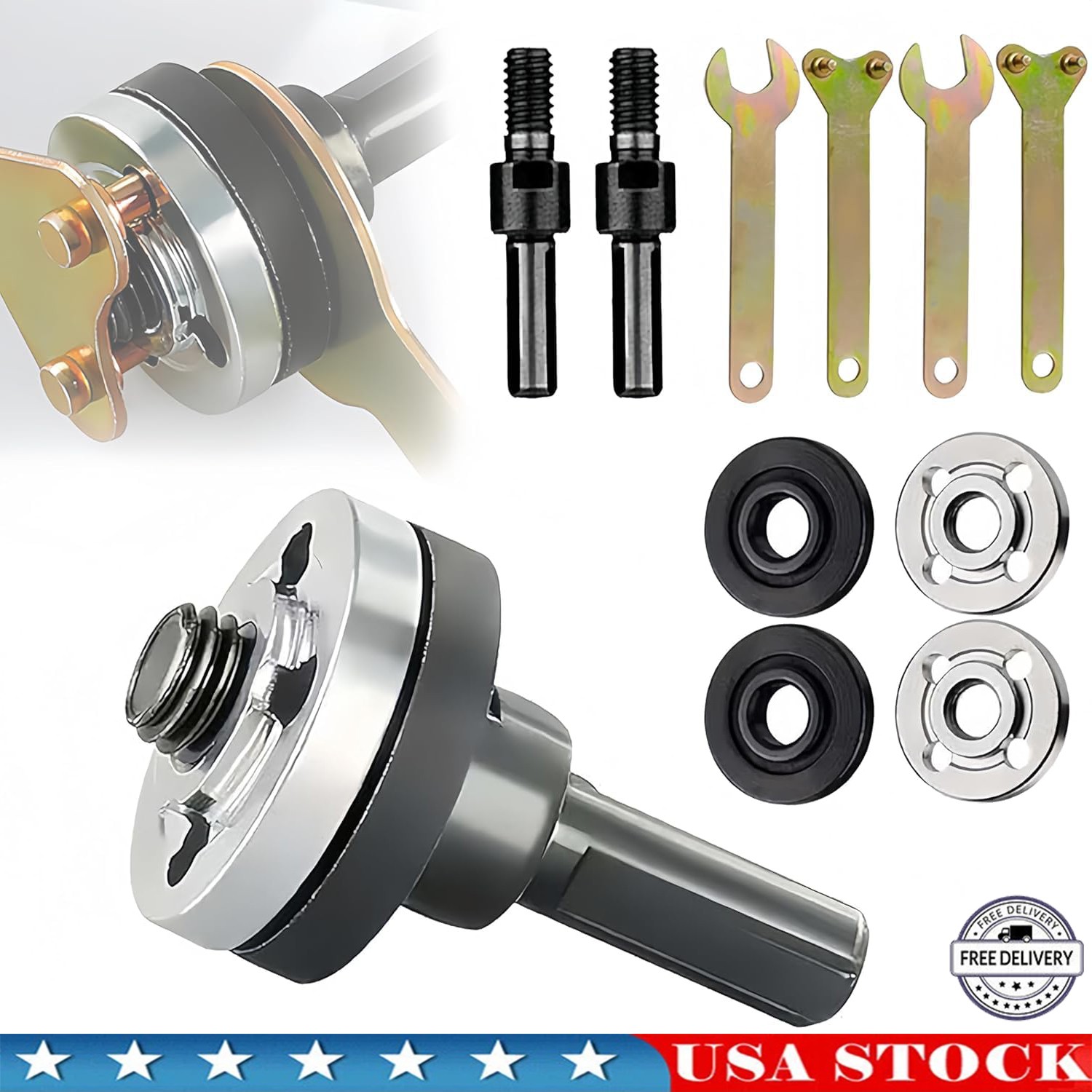 Electric Drill Angle Grinder Connecting Rod Set, 10mm Conversion Angle Grinding