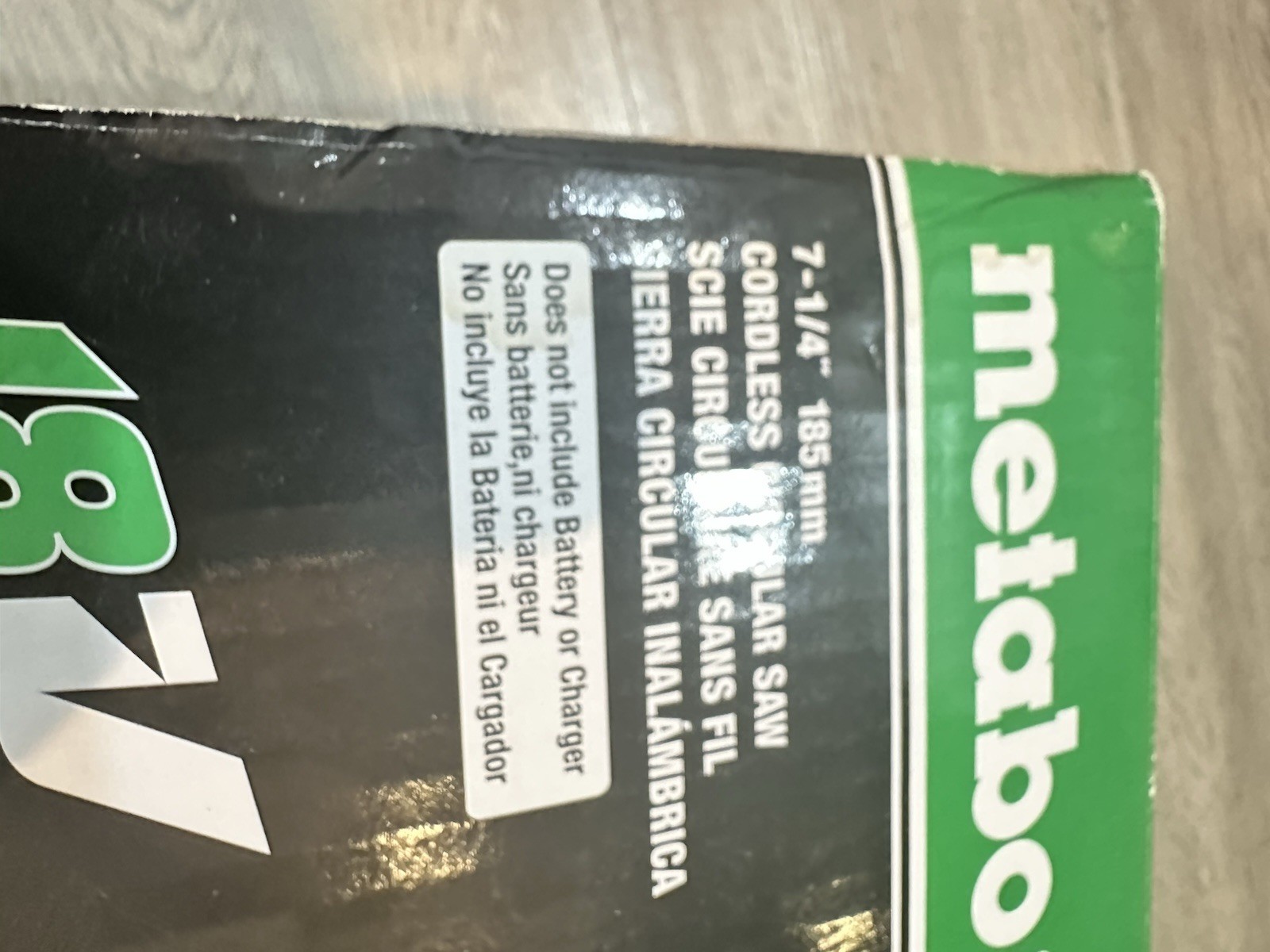 Metabo Hpt 18V Multivolt 7-1/4 Inch Cordless Circular Saw (Bare Tool)