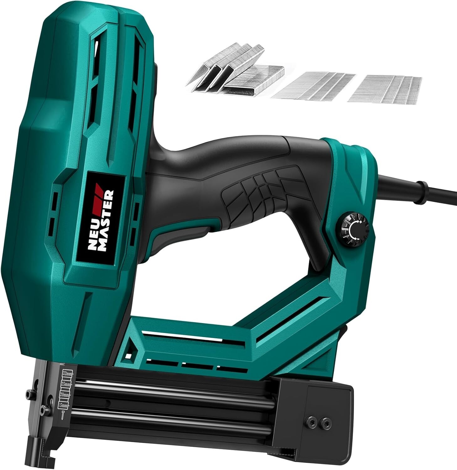 Neu Master Electric Brad Nailer Gun Staple For Upholstery Carpet, NTC0040-US