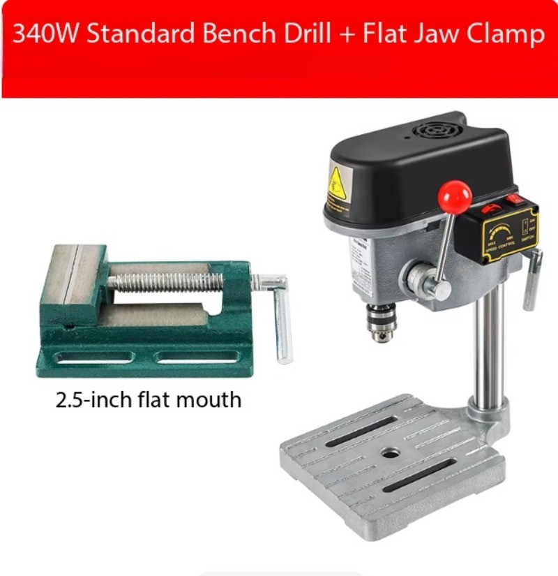 Bench Drill Press and Milling Machine Multi-Functional 220V Drilling Machine