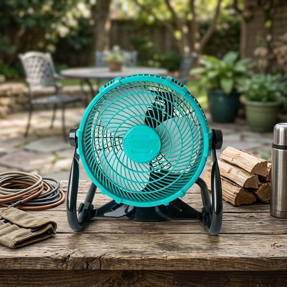 For Outdoor Camping Trips 12 Inch Rechargeable Fan Cordless Outdoor Cooler