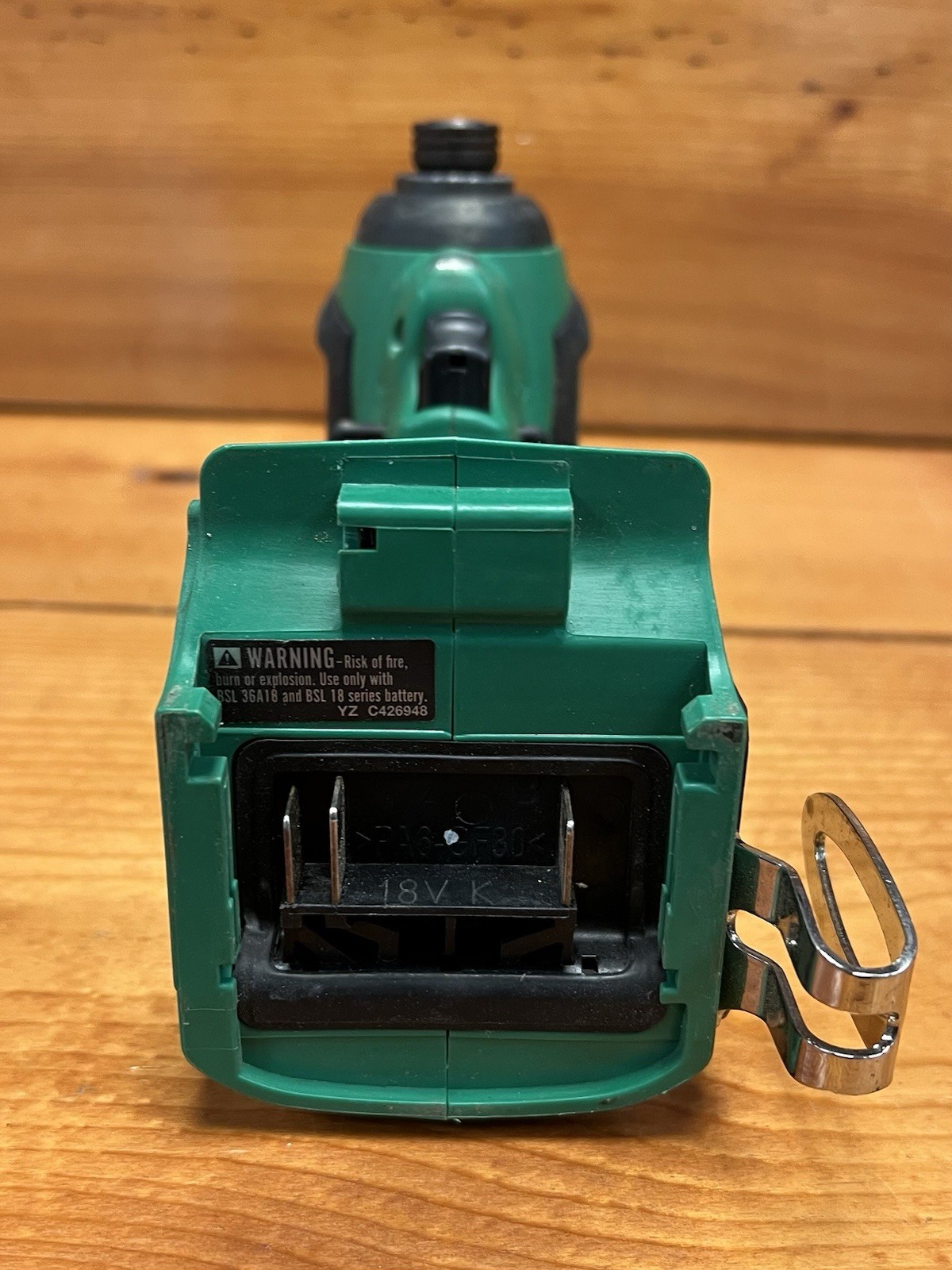 Metabo WH18DBFL2 Cordless Impact Driver with Two Batteries and Charger