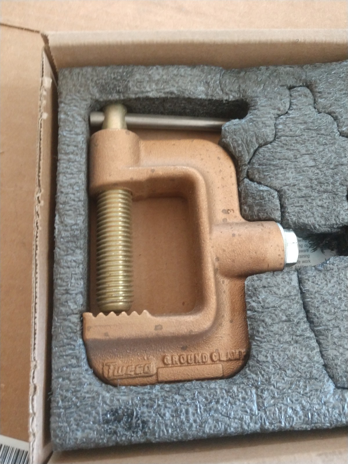 Tweco GC60050 600A Ground Clamp 9210-1150 NEW OEM GC-600-50 BRAND NEW NOS