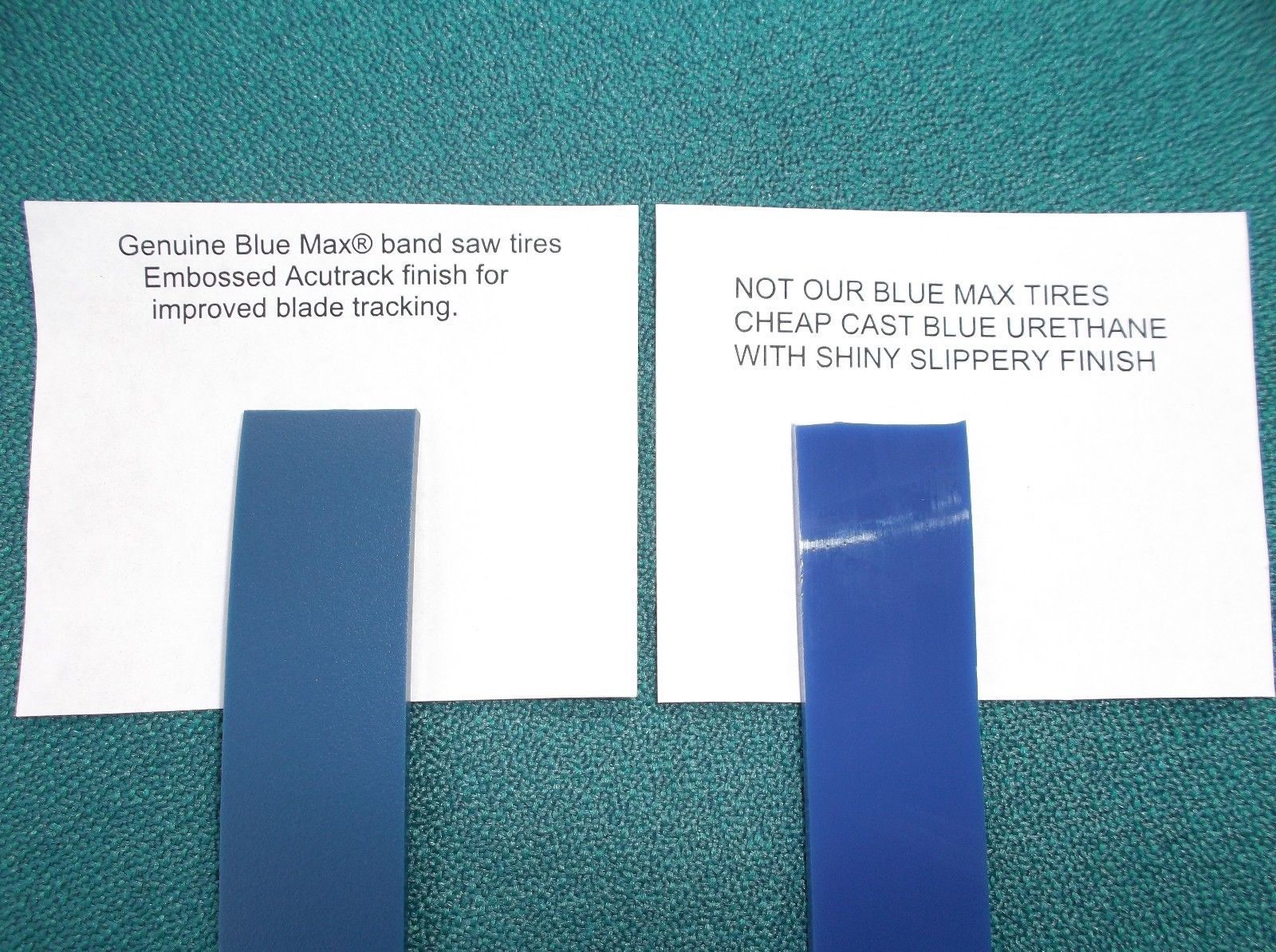 2 BLUE MAX ULTRA DUTY URETHANE BAND SAW TIRES FOR GRIZZLY MODEL GO513X2 BANDSAW