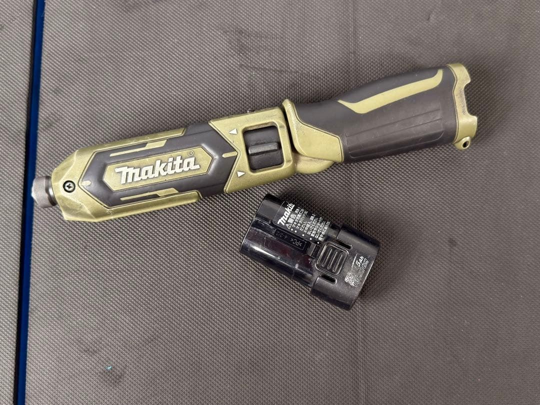 Makita / TD022D Olive 7.2V Pen Impact Driver BL0715 1.5Ah Tested Used From Japan