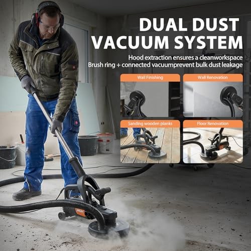 7 Inch Concrete Grinder 3800W Floor Machine