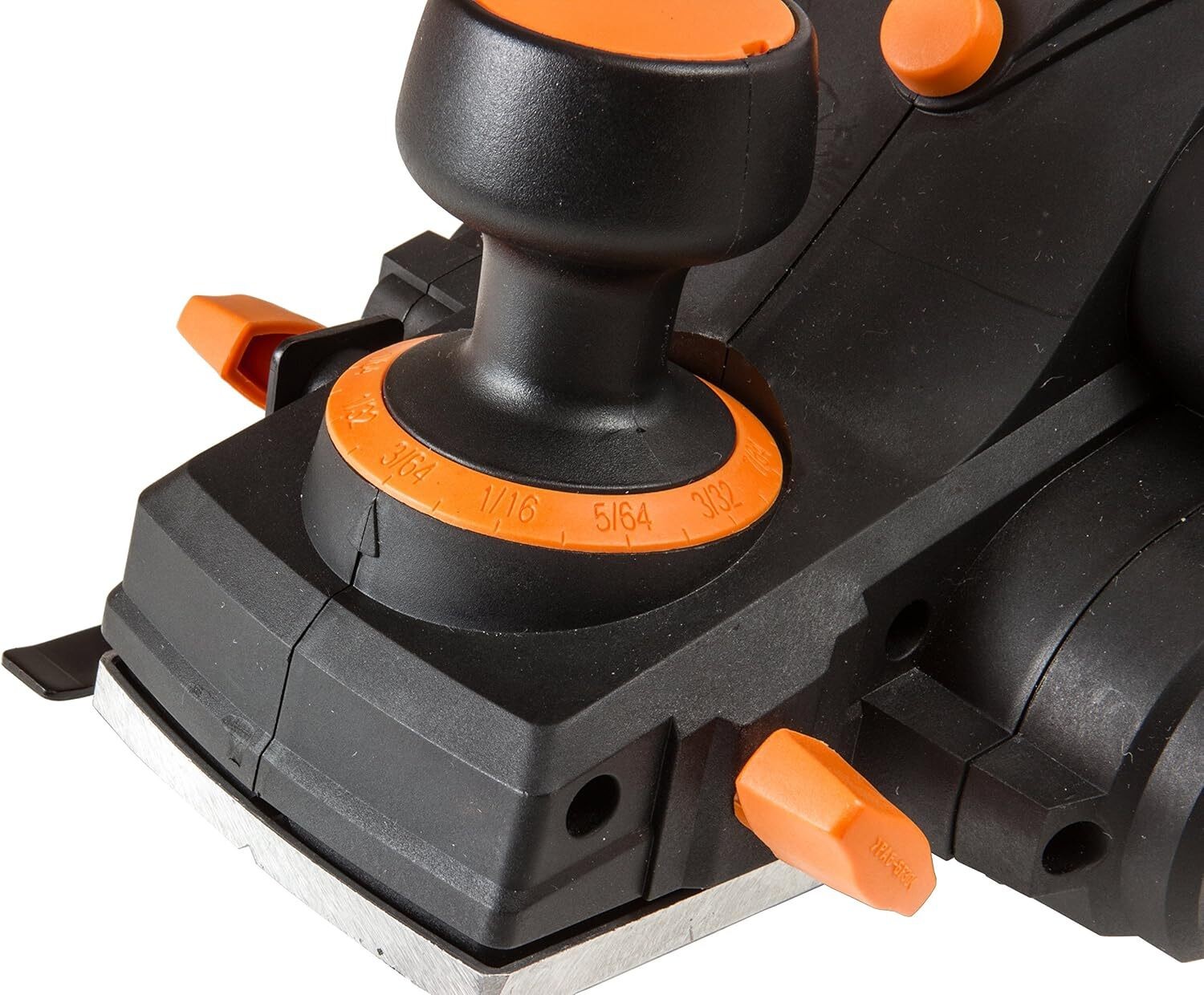 3-1/4-In 6-Amp Electric Hand Planer, 16 Positive Stops Adjust The Cutting Depth