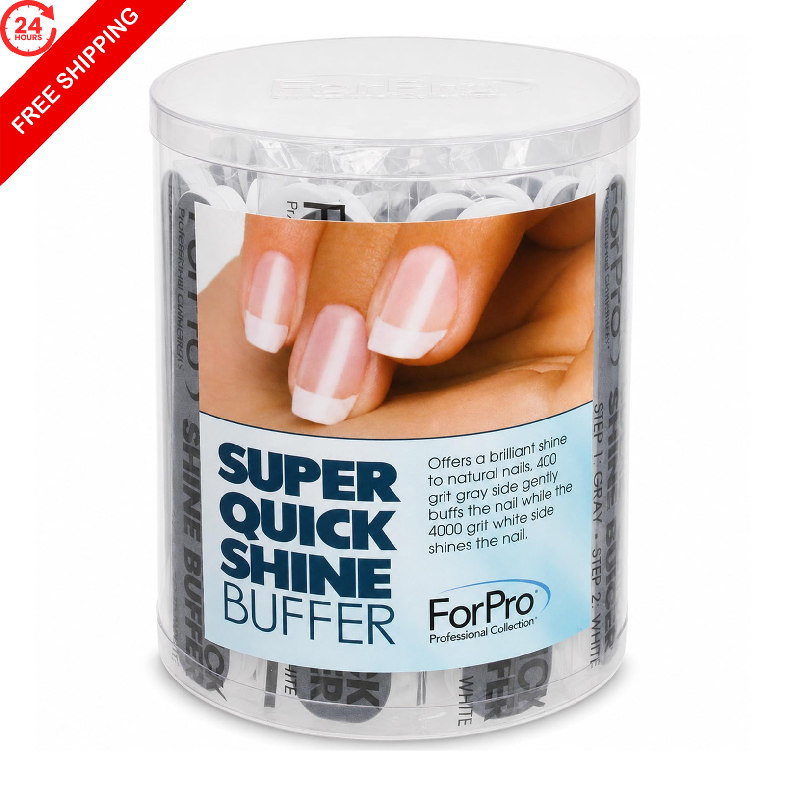 ForPro Professional Collection Super Quick Shine 25 Count (Pack of 1), Red
