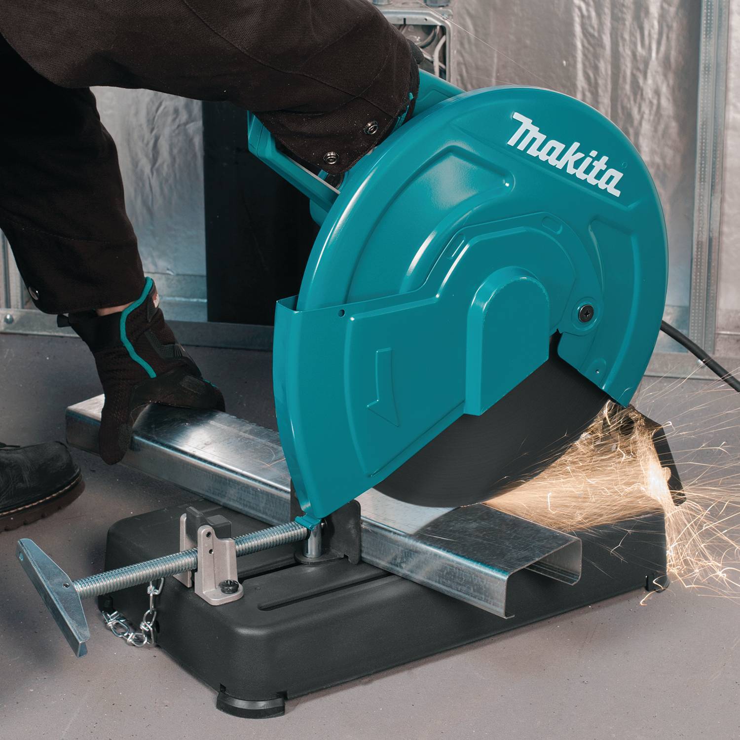 Makita LW1401 14&Prime; x 1&Prime; x 7/64&Prime; 15AMP 3800RPM Metal-Cutting Abrasive Cut-Off Saw
