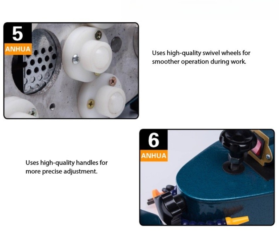 Small Convenient Multi-Function Glass Grinding Machine 220V / 820W Polishing