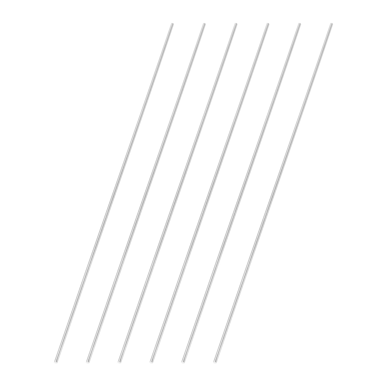 6 Pcs Round Steel Rod 1.2mm Diameter 150mm Long HSS Lathe Bar Stock Tool