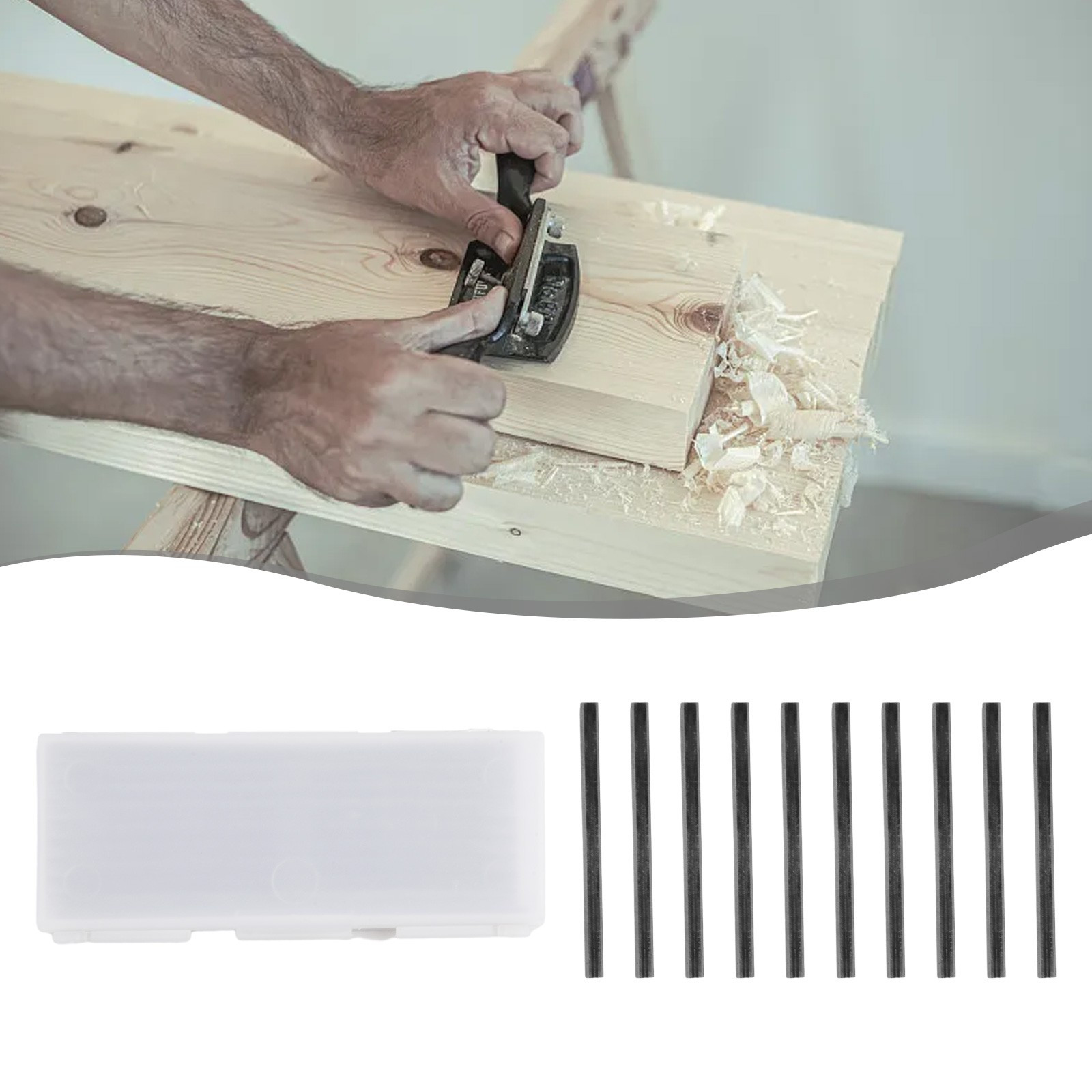 Planer Blades 82mm Carbide Hard Alloy High Precision Kits Manganese Steel