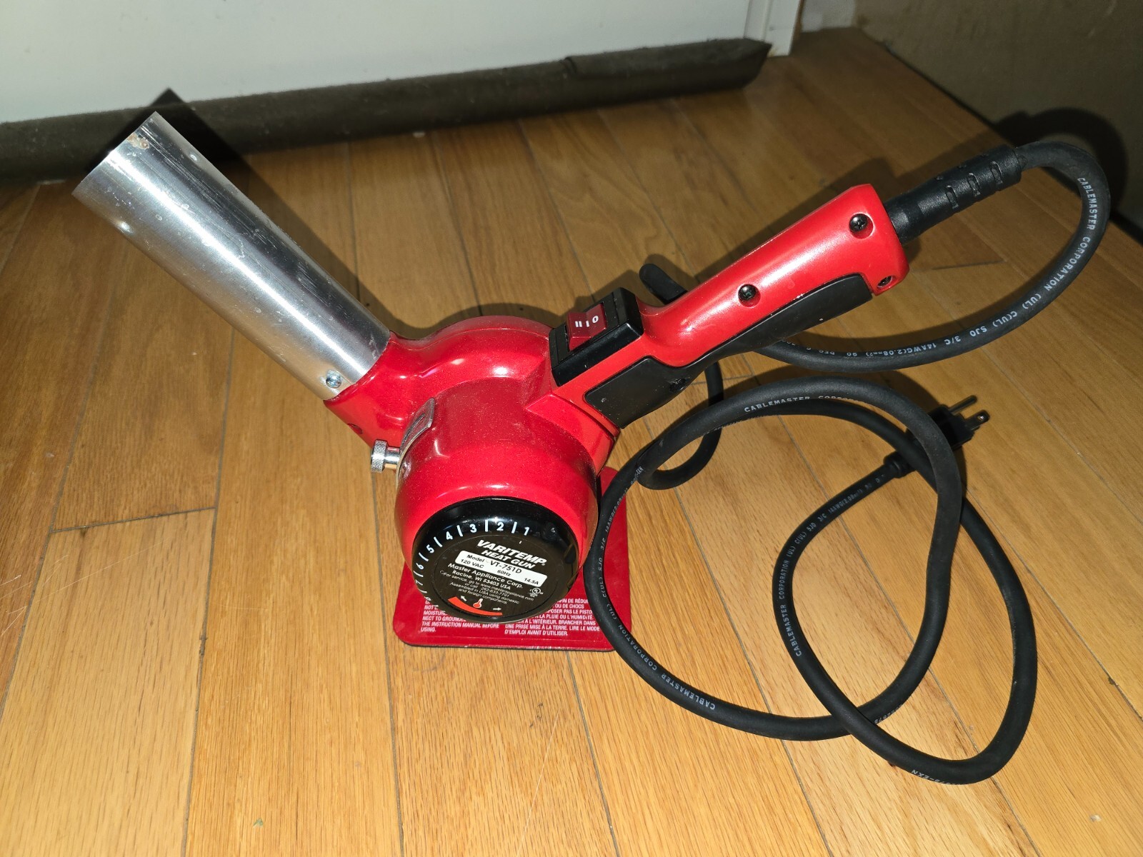 Master Appliance Vt-751D Heat Gun, Electric Powered, 120V Ac, Variable Temp.