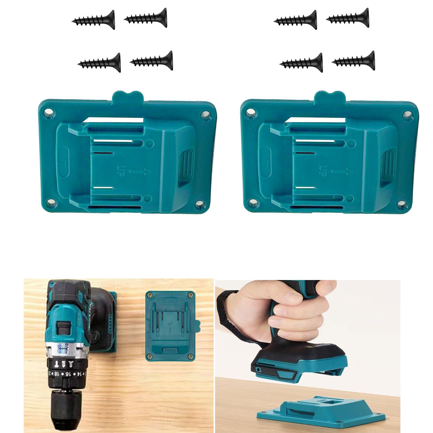 Compact Plastic Tool Holder Base Compatible with For bl1830 BL1840 14.4V 18V