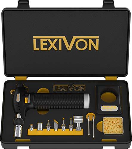Butane Torch Multi Function Kit Premium Self Igniting Soldering Statio BLACK