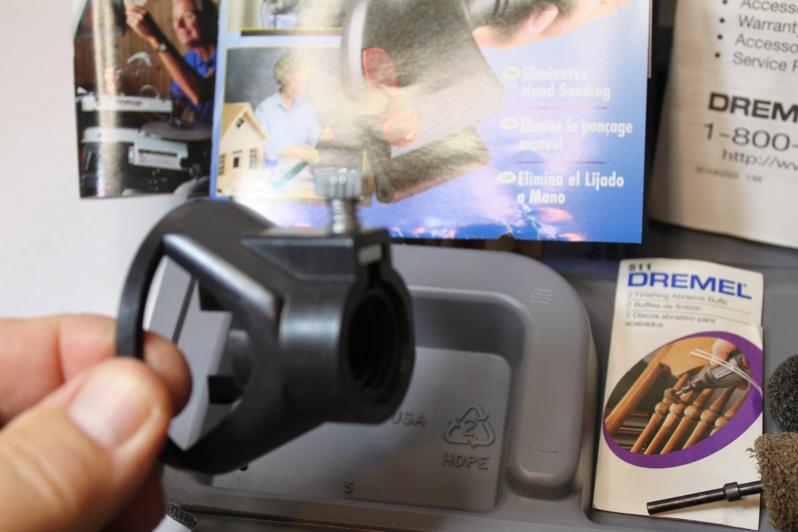 DREMEL MULTIPRO MODEL 395 VARIABLE SPEED 5K-30K RPM Case, Manual, Bits, Wrench