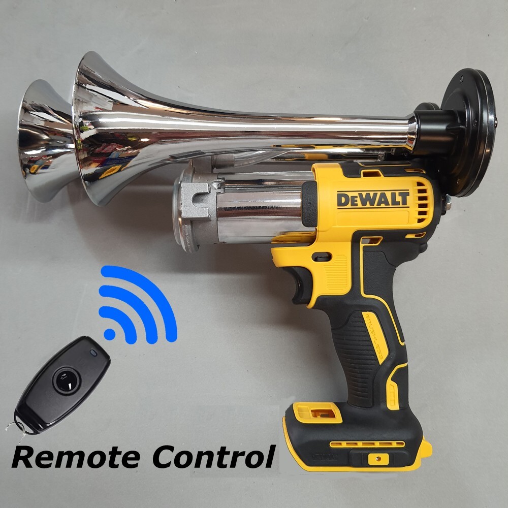 DeWalt Train Horn + Remote 20v Drill Impact Sports Boat Air Compressor