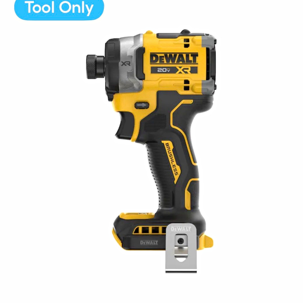 DEWALT 20V XR Brushless Impact Driver 1/4in Hex 3-Speed LED Tool Only