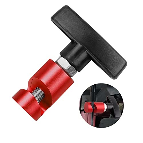 Zipelo Lift Support Clamp – Hood Strut Fixing Clamps with Brass Core – Shock Red