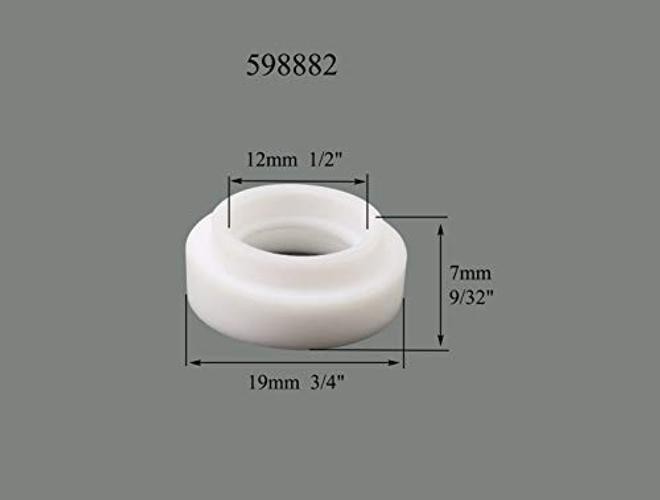 TIG Gas Lens Collet Bodies 13N 45V Quartz Nozzle 53N kit | Glass Cups 39pcs