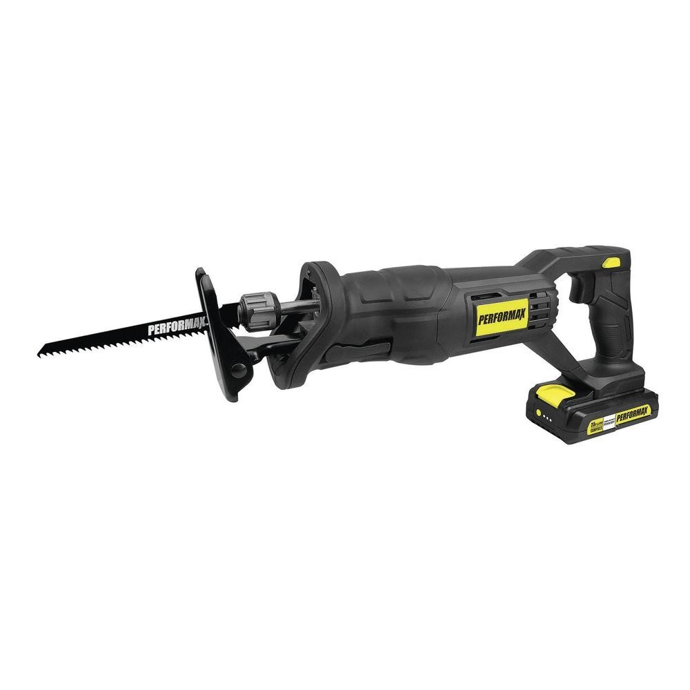 20V Cordless Tool Less Blade Reciprocating Saw Kit w/ Built In LED Work Light