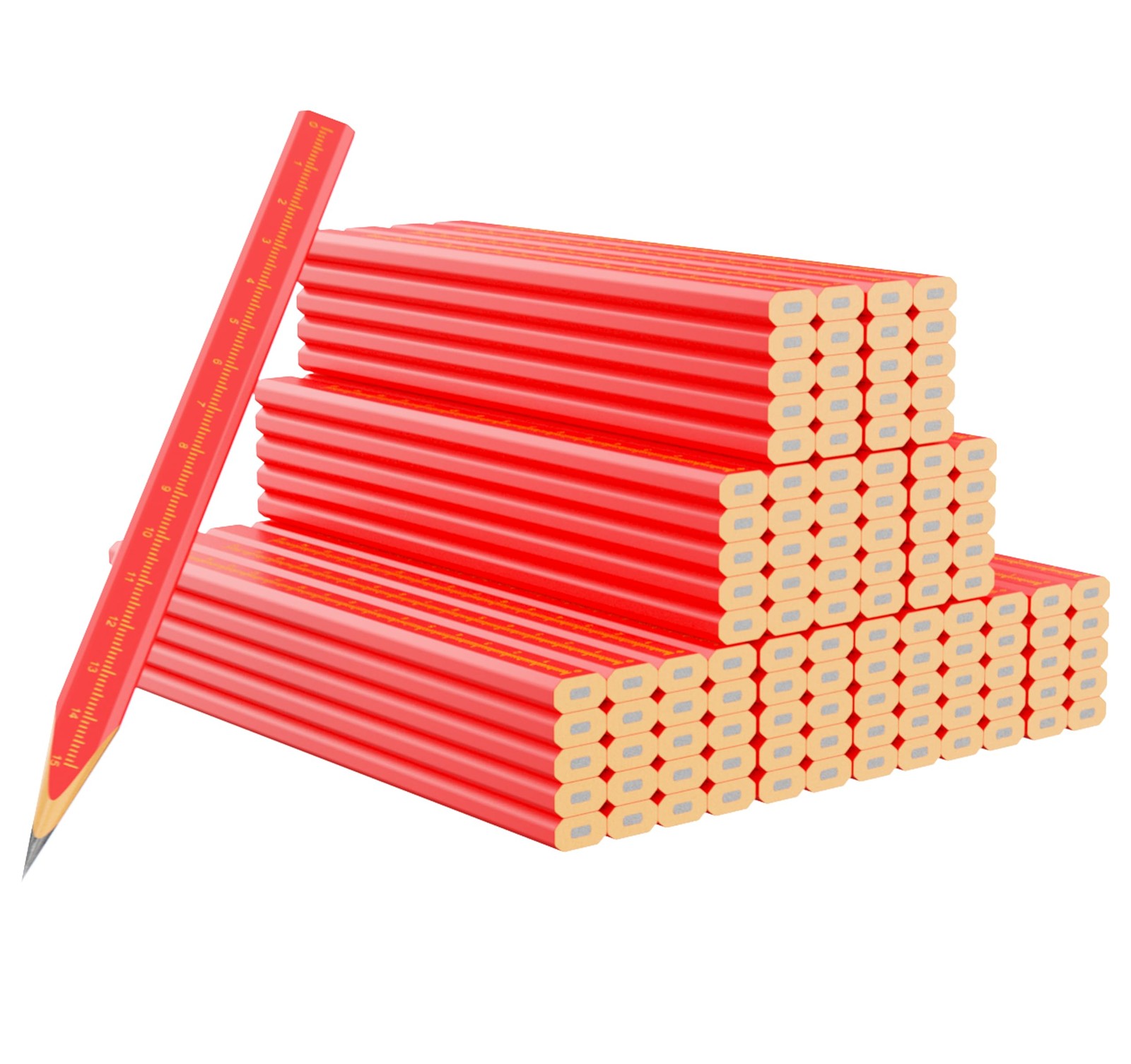 Carpenter Pencil, 110 PCS Construction Pencil, Carpenter Marking Pencils for …