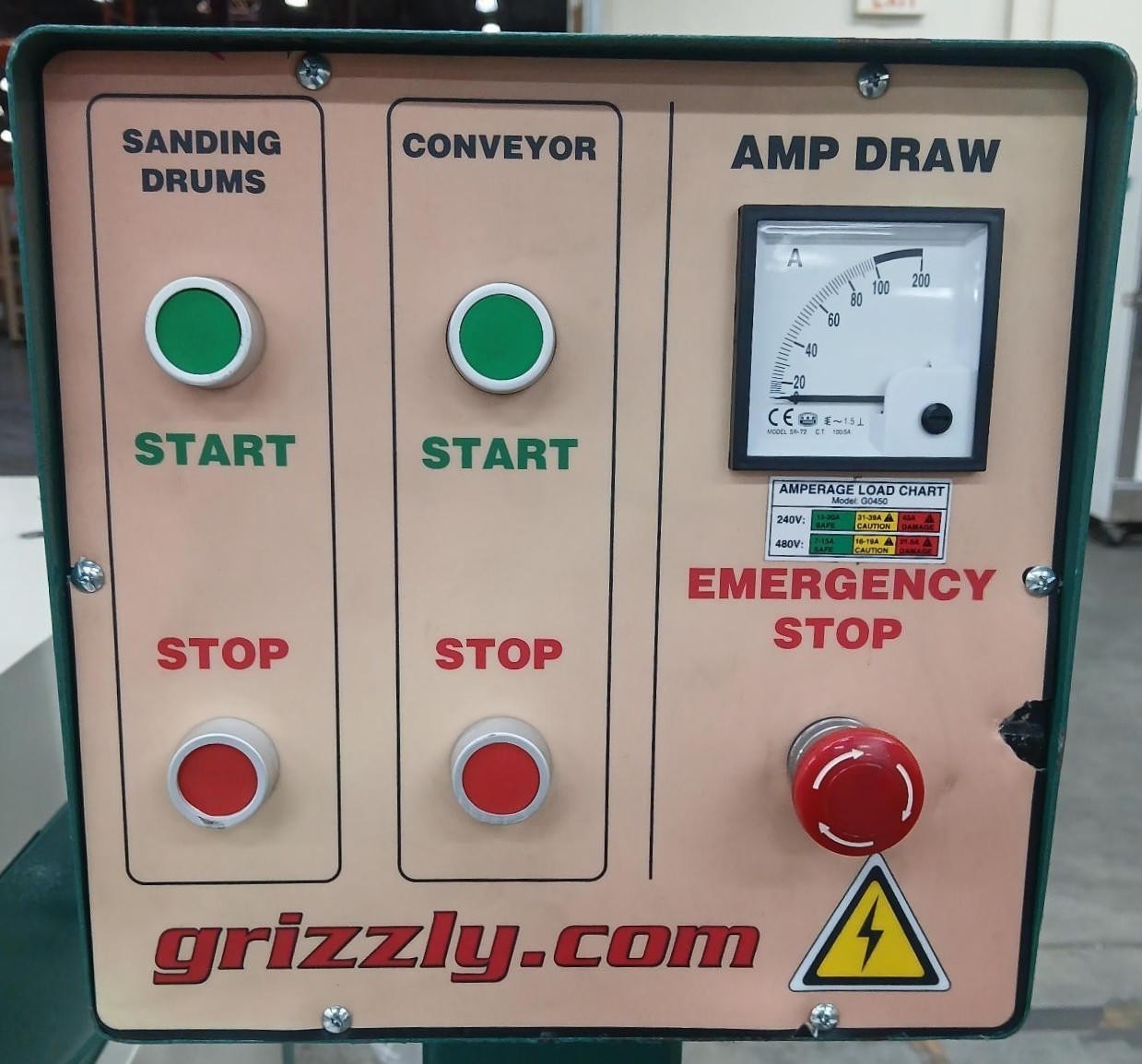 15 HP 3-Phase Drum Sander