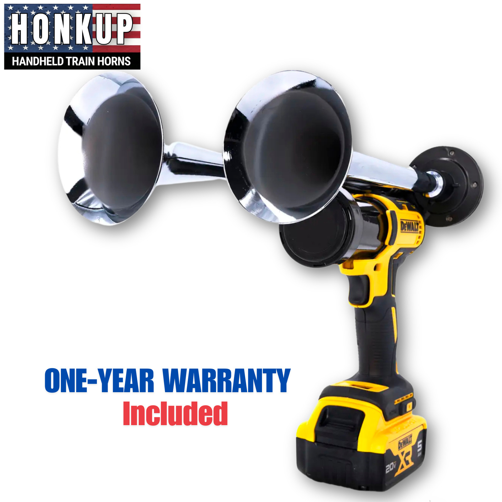 DeWalt 20V Train Air Horn Handheld | Battery + Remote | Assembled in the USA