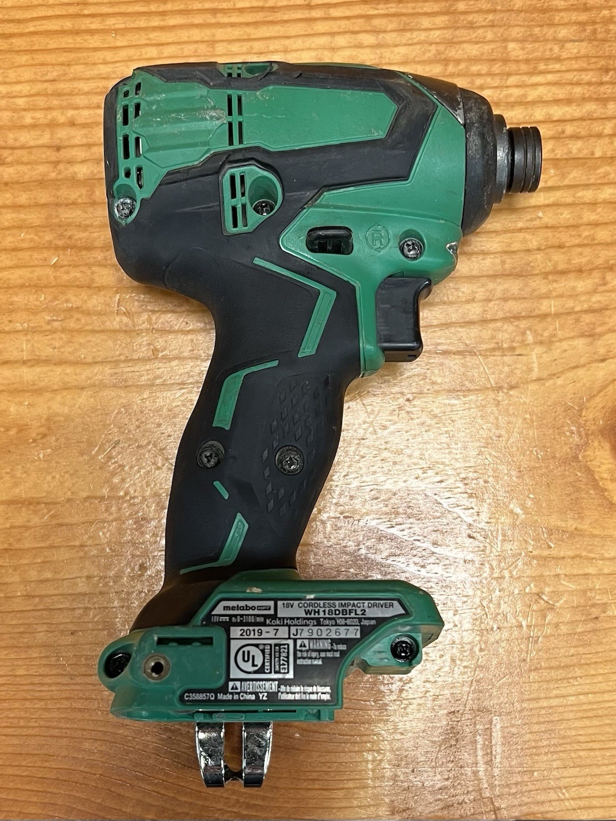 Metabo WH18DBFL2 Cordless Impact Driver with Two Batteries and Charger