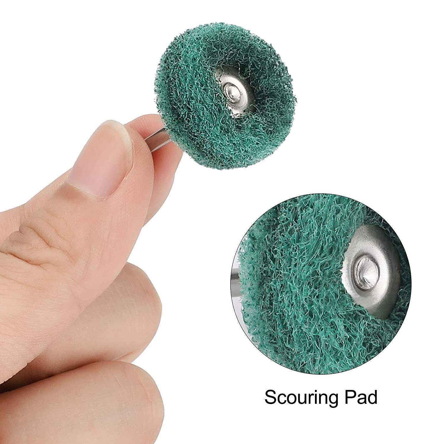 50 Metal Polishing Buffing Wheel Burr Kit Rotary Tool Accessories Set For Dremel