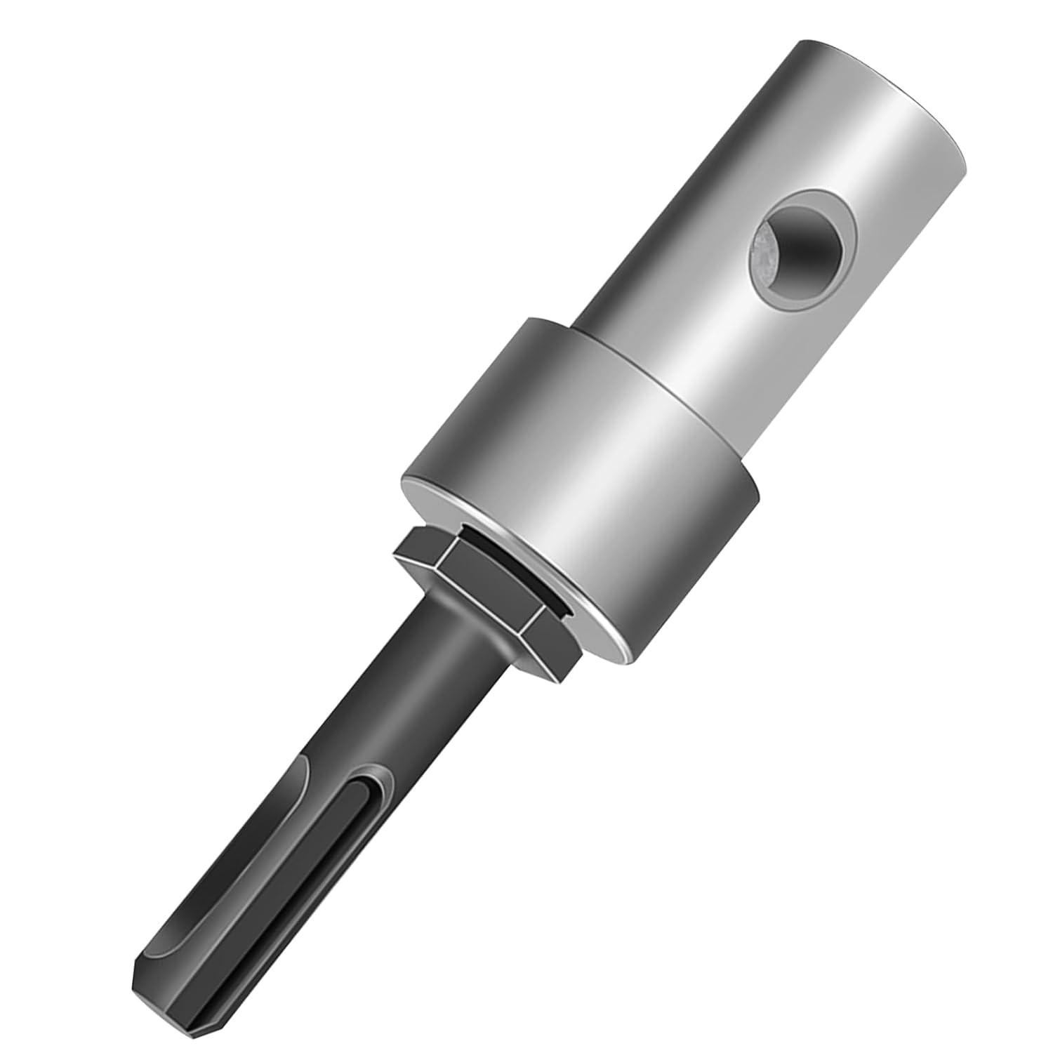 Earth Auger Drill Adapter for Corded Cordless Drill, Connect 4&Prime;/ 6&Prime; Auger to 1/2