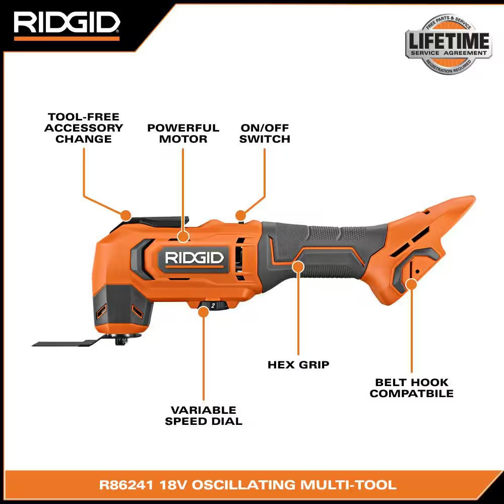 18V Cordless Oscillating Multi-Tool (Tool Only)