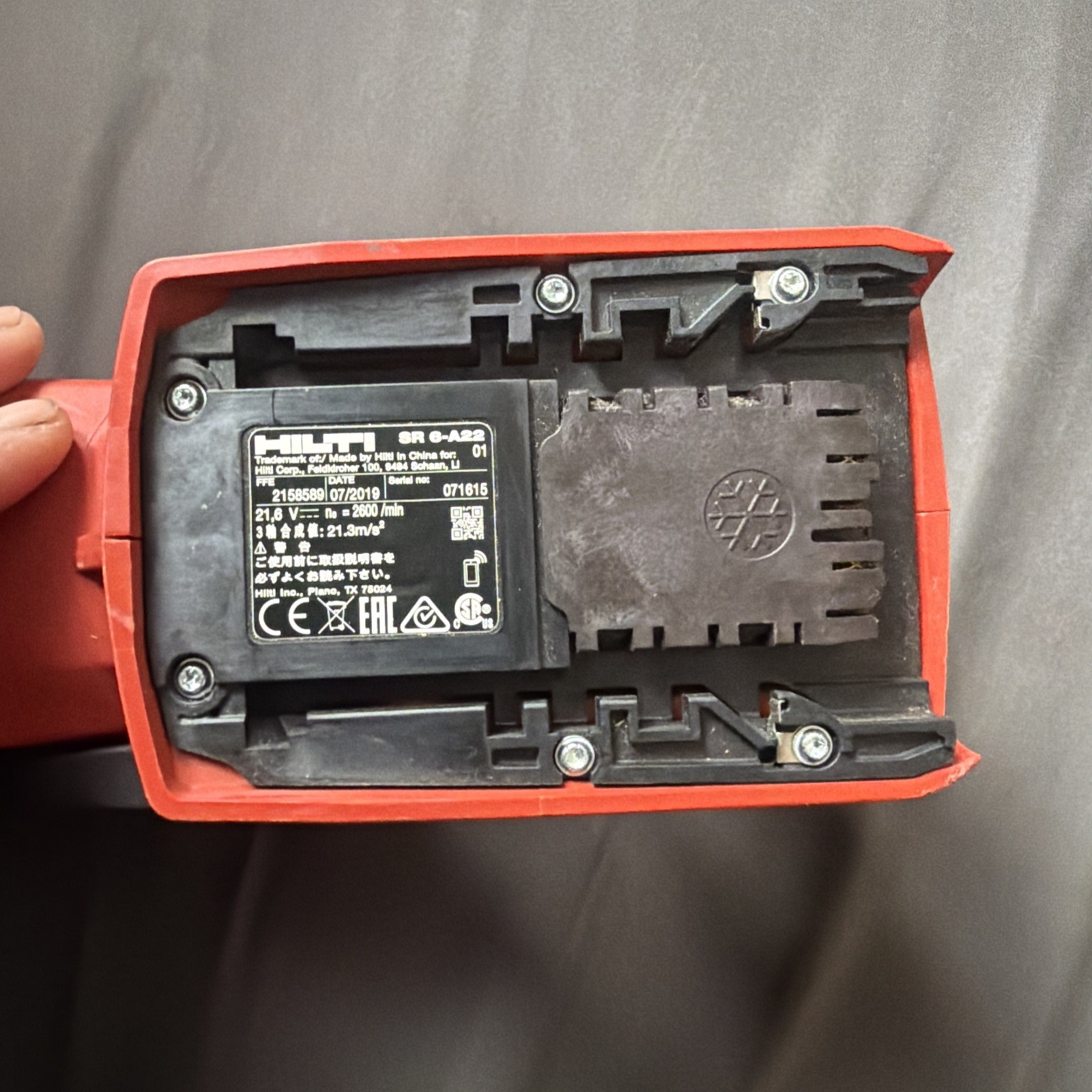 HILTI SR 6-A22 Cordless Reciprocating Saw