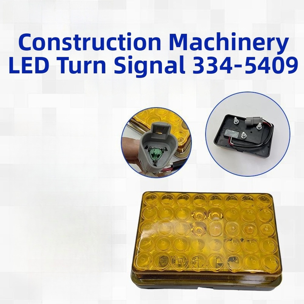 Heavy Equipment Light LED Turn Indicator Three-wire Connection Replacement Part