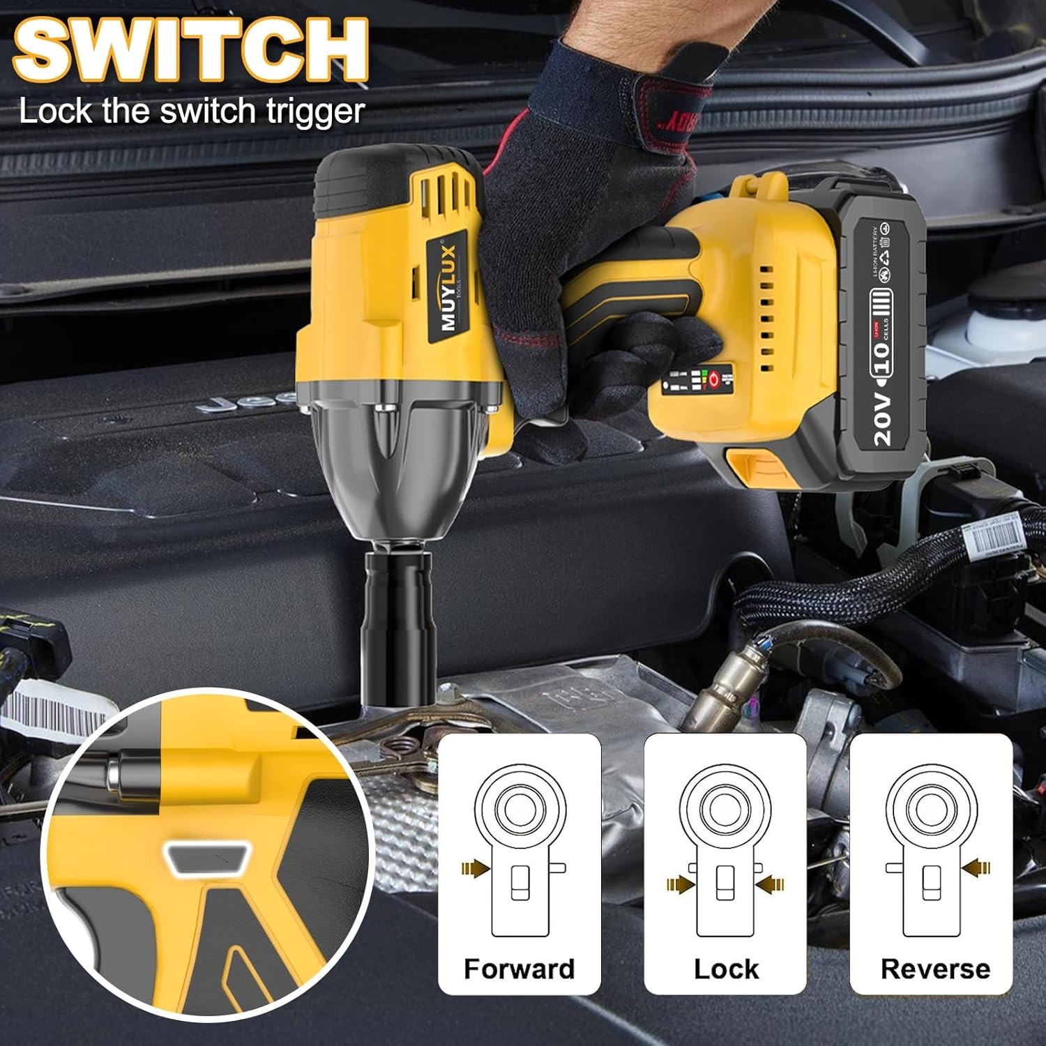 Durable 12 » Cordless Impact Driver, 430Nm Torque – Perfect for Tire Removal