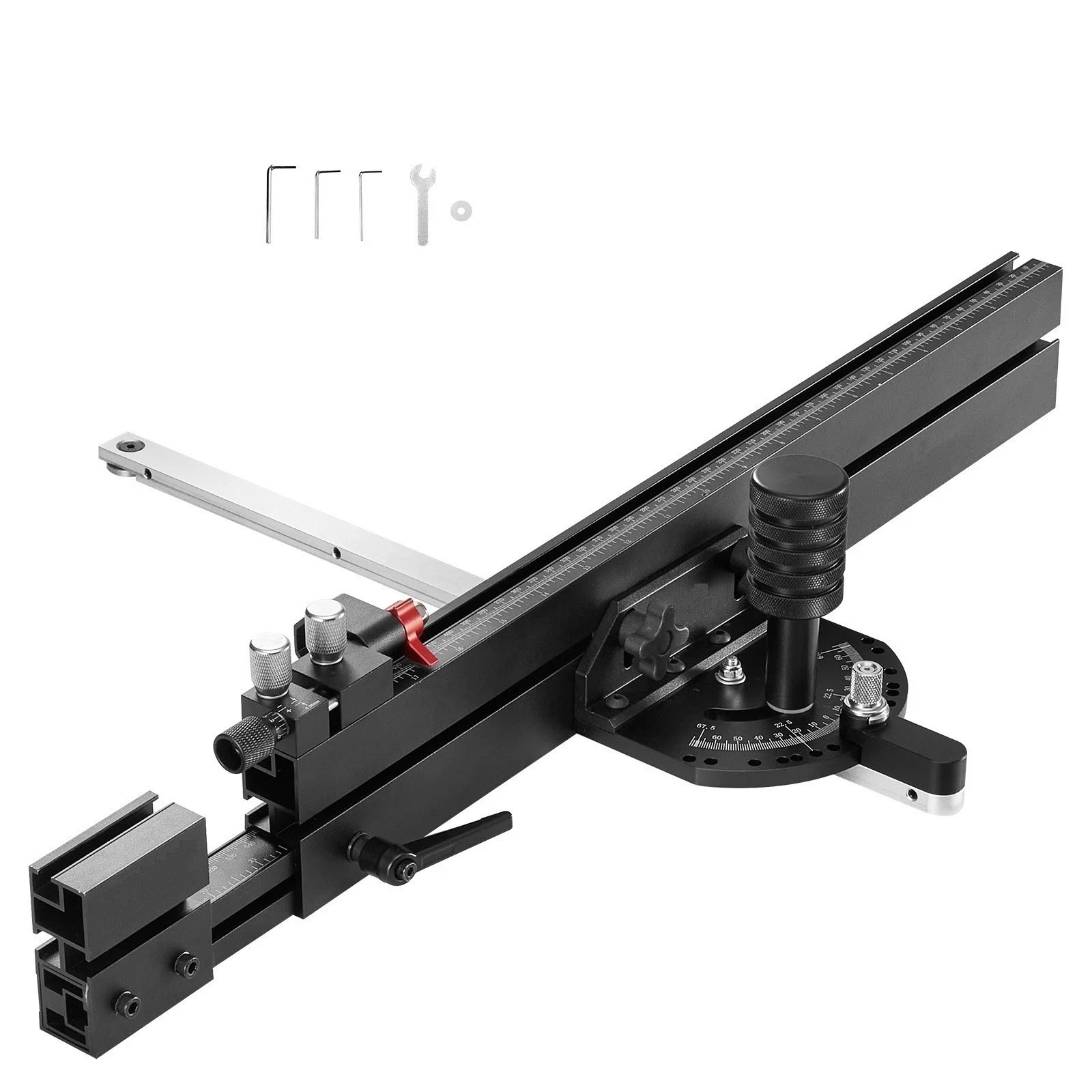 Precision Table Saw Miter Gauge Standard Slot 3/4 »x3/8 » 19-35 in Grating