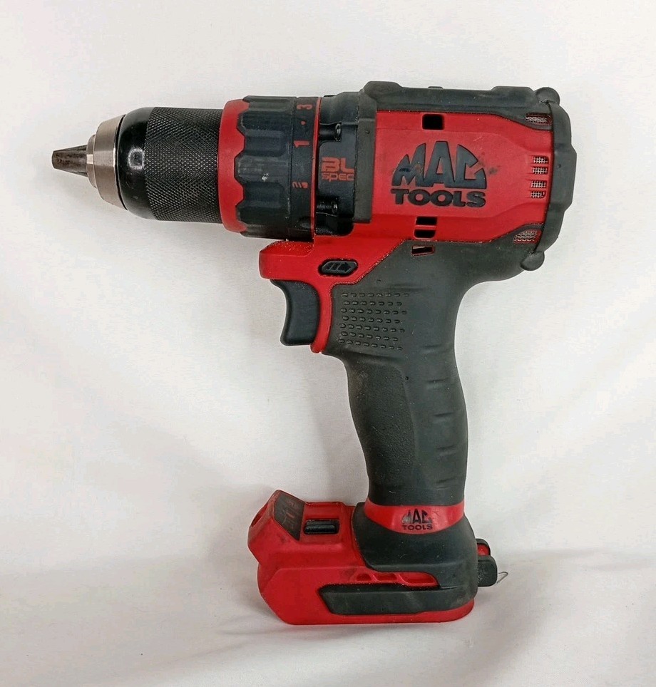 Mac Tools 1/2&Prime; Brushless Drill Driver MCD791 & Mac Tools Short Length Drill Bit