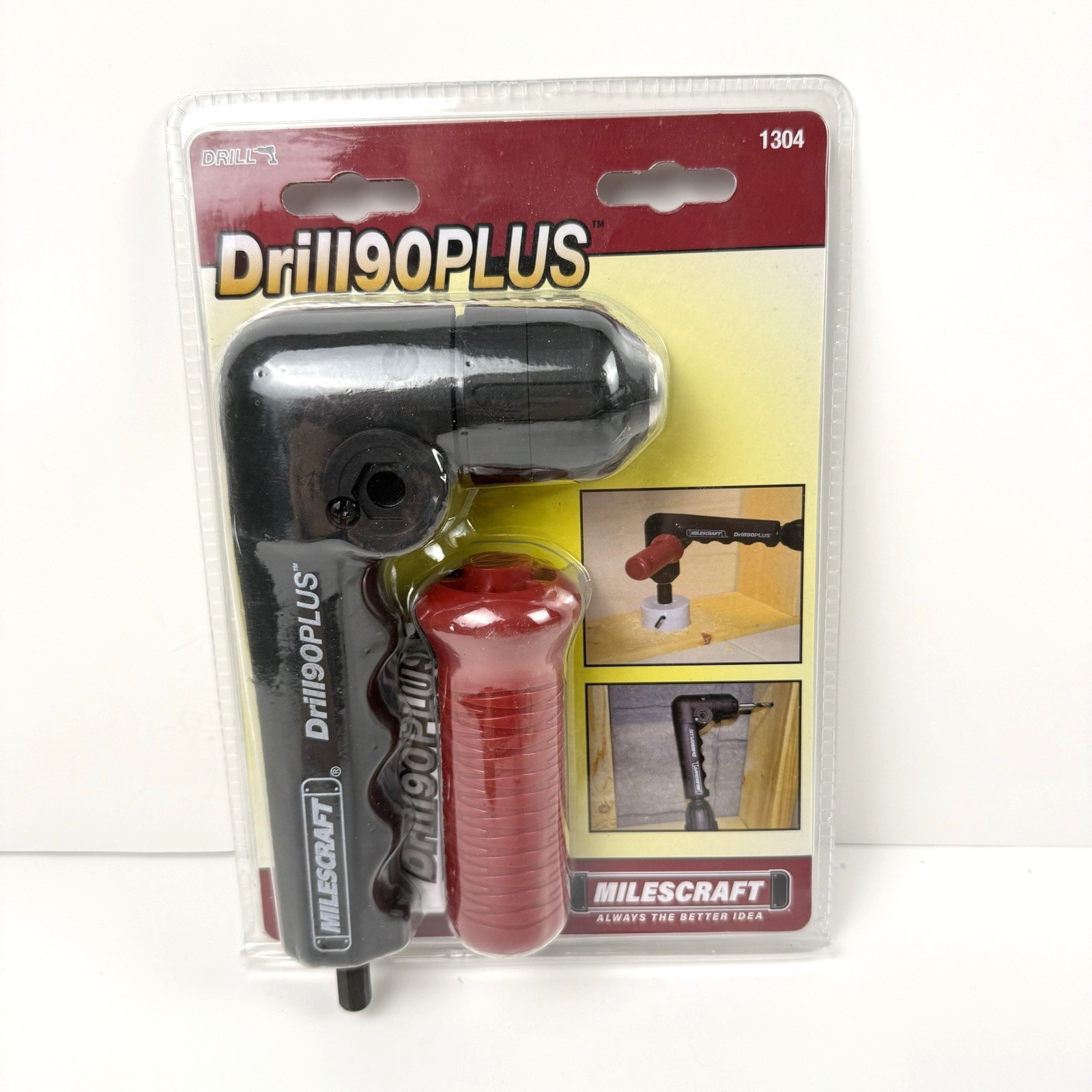 Milescraft Drill90Plus Right Angle Drill Attachment with Keyless Drill Chuck NEW