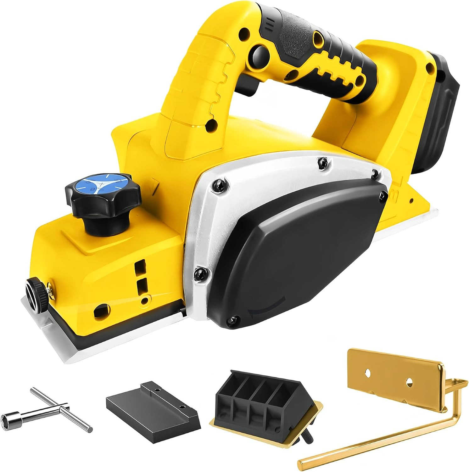 Cordless Handheld Planer Compatible with Dewalt 20V Battery(No Battery) | Electr