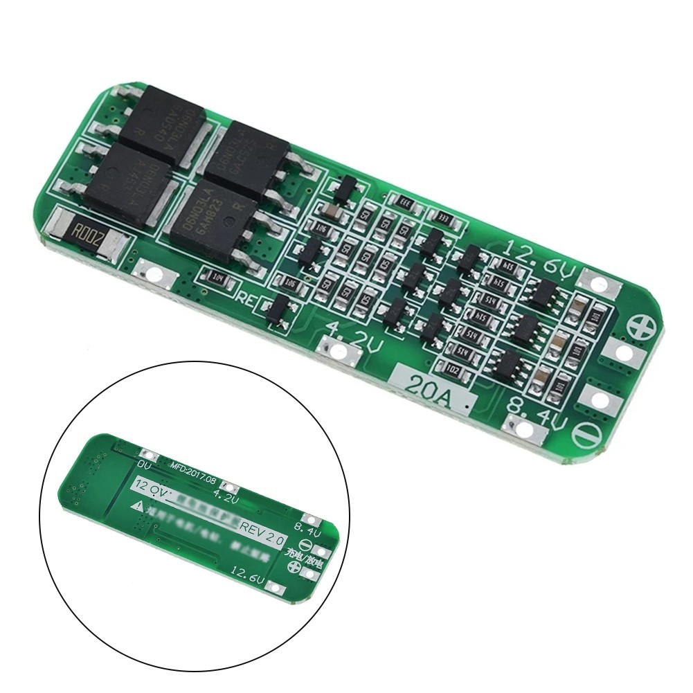 3S 20A Li-ion Lithium Charger PCB Protection Board 12.6V Cell