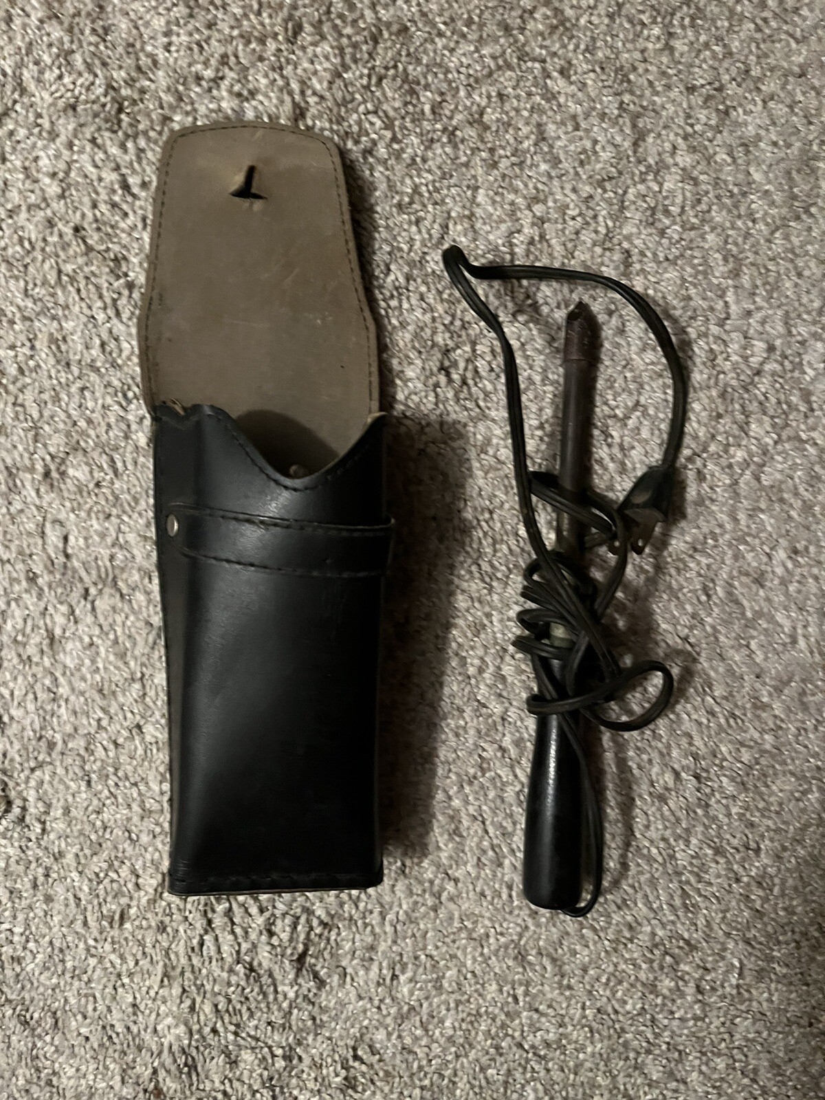 SHOPMATE No. 5 Soldering Iron w/Leather Case ~ 40 Watts 120 volts ~ Vintage