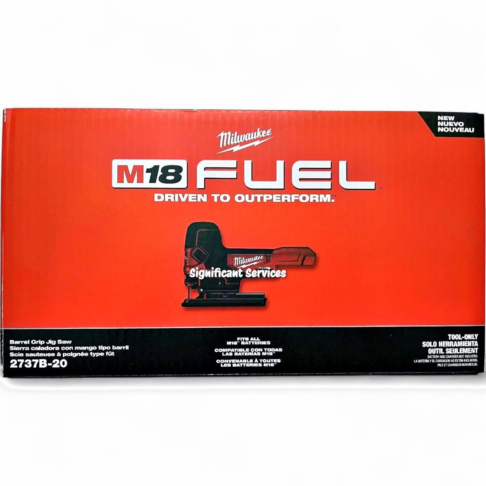 Milwaukee 2737B-20 M18 FUEL 18V Lithium-Ion Brushless Cordless Barrel Grip