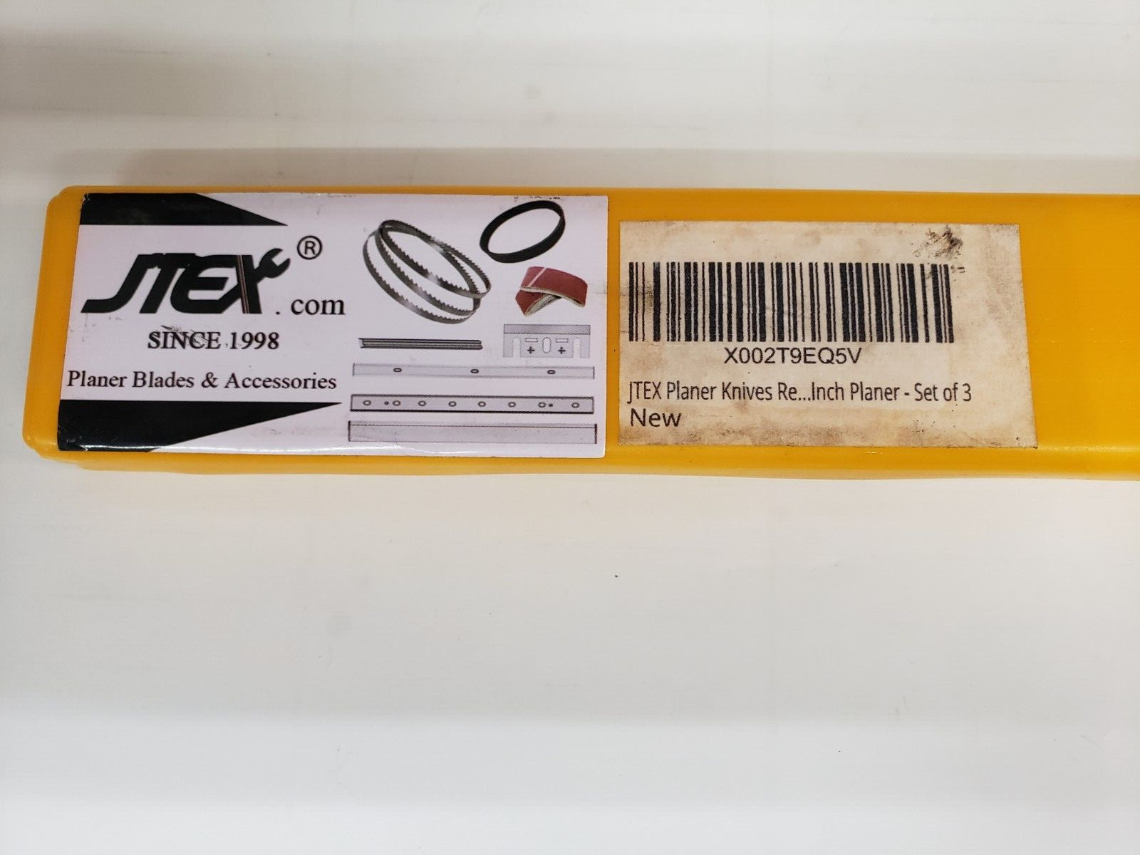 JTEX X002T9EQ5V HSS Planer Blades 12-1/2&Prime;x7/8&Prime;x1/16&Prime;