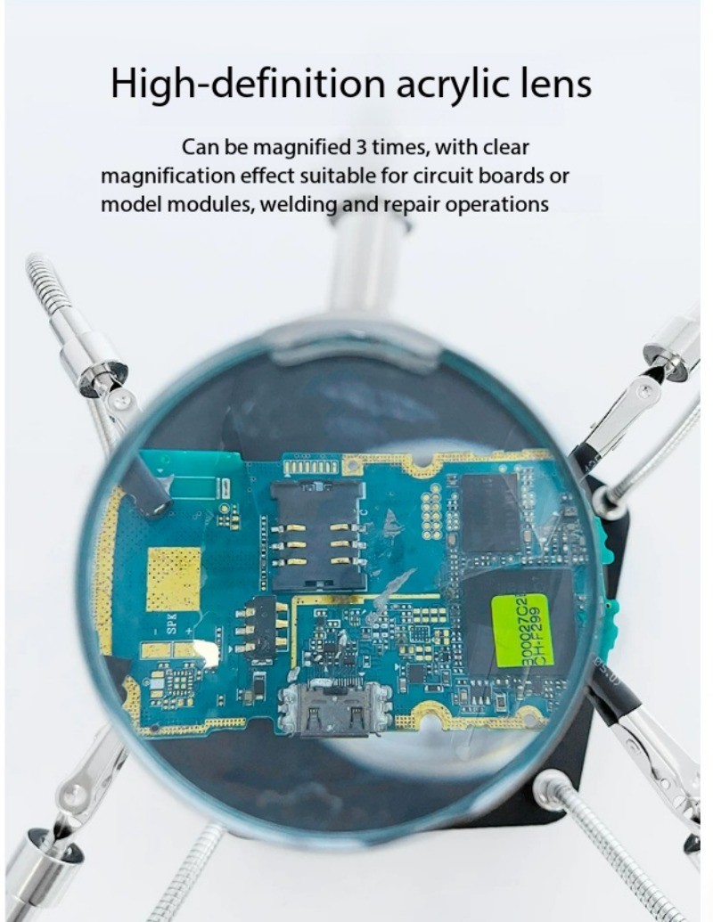 Metal Universal Arm Repair Welding Platform High-definition Magnifying Glass